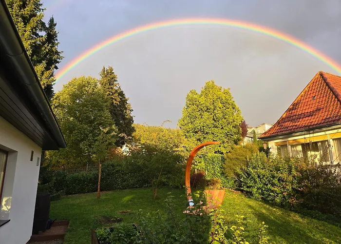 Exklusive - Direkt Am Waldrand - Grosser Garten Kompett Umzaeunt - Hunde Willkommen - 2 Private Stellplaetze Apartmán