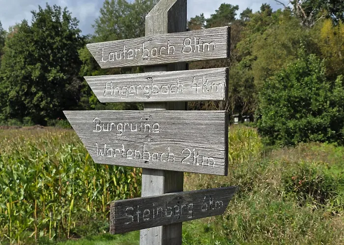 Apartmán Exklusive - Direkt Am Waldrand - Grosser Garten Kompett Umzaeunt - Hunde Willkommen - 2 Private Stellplaetze Bad Salzschlirf